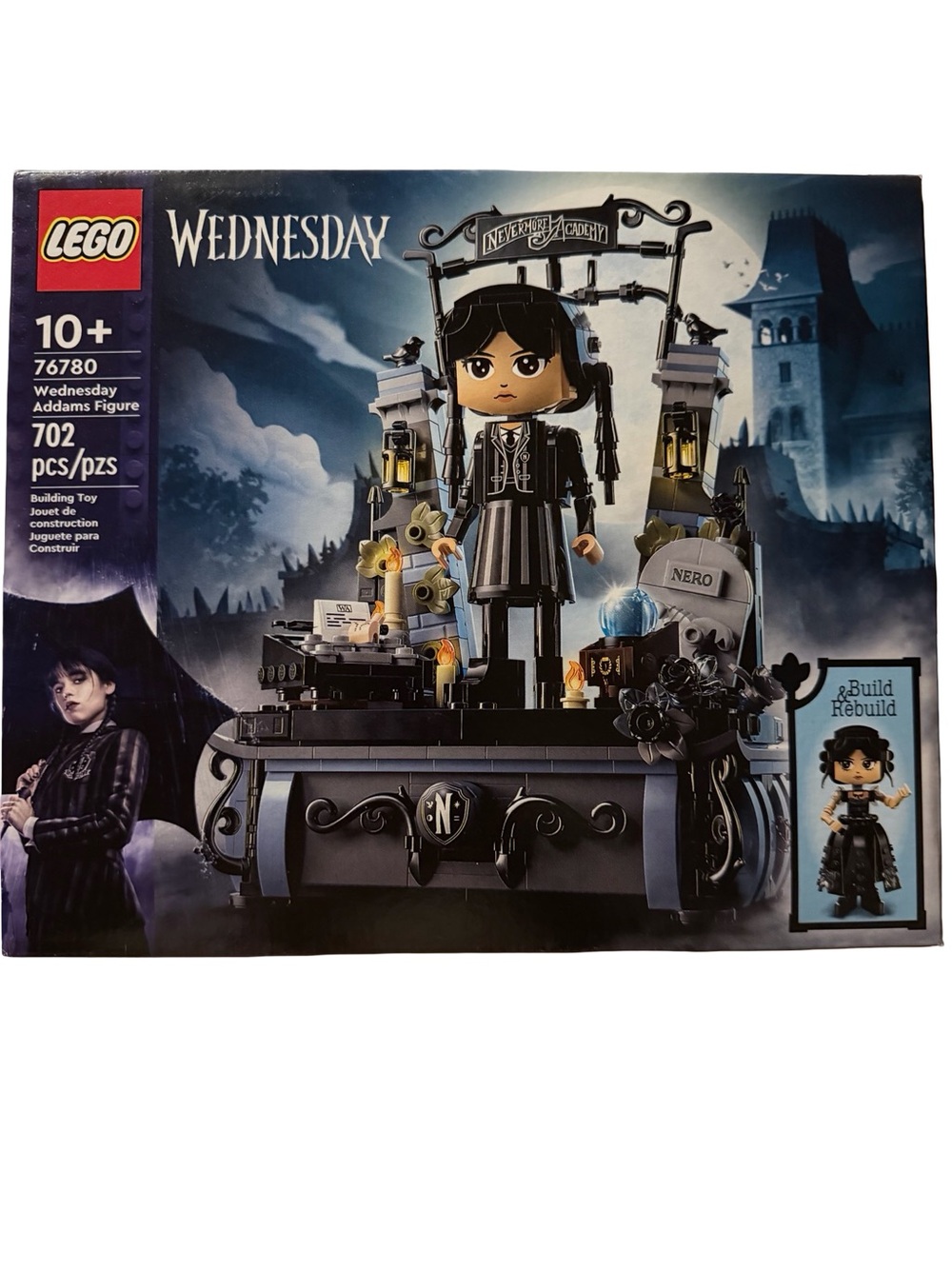 Lego Wednesday Addams Figure Building Set 702 pcs. Collector item